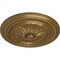 Ekena Millwork Chester Ceiling Medallion (Fits Canopies up to 2 1/4"), Hand-Painted Pale Gold, 15 3/4"OD x 1 7/8"P CM15CHPAS - alternate 3